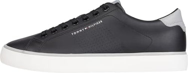 Tommy Hilfiger TH HI VULC LOW CORE SEASONAL Niedriger Schnitt (Schuhe) Herren, Schwarz (Black), 46 EU im Sale